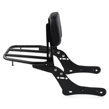 Load image into Gallery viewer, Rear Sissy Bar Luggage Rack Backrest Pad Fit Kawasaki Vulcan S 650 VN650 15-2022
