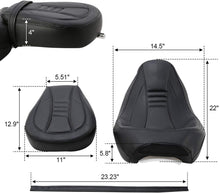 Load image into Gallery viewer, Driver Passenger Seat Set Fit For Harley Touring Electra Road Glide 2009-2022
