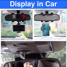 Load image into Gallery viewer, Phone Holder Rear-view Mirror Mount 360°Rotation For Car Truck Smartphone GPS
