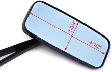 Load image into Gallery viewer, BLACK 8/10mm MOTORCYCLE MIRRORS FOR CHOPPER CRUISER BOBBER CAFE RACER
