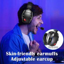 Load image into Gallery viewer, 2 in 1 Wireless Mode Low Latency Professional Gaming Bass Stereo RGB Headphones
