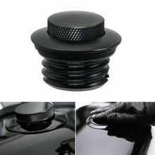 Load image into Gallery viewer, Black Pop Up Fuel Gas Tank Cap Cover For Harley Softail Motorcycle XL 883 1200
