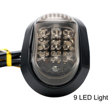 Load image into Gallery viewer, 2 x 9 LED Flush Mount Turn Signals Amber Indicators Lights Motor Universal Car
