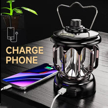 Load image into Gallery viewer, LED Camping Light Portable Retro Lantern USB Rechargeable Waterproof Outdoor
