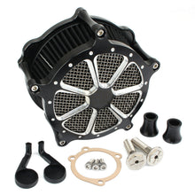 Load image into Gallery viewer, Motor Turbine Spike Air Intake Filter Cleaner For 2008-16 Harley Road Glide FLTR
