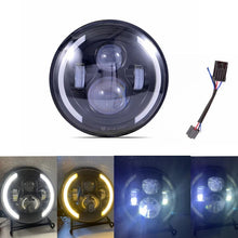 Load image into Gallery viewer, 7&quot; Motorcycle LED Headlight + Bucket Housing Mount Bracket Cover For Harley
