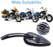 Load image into Gallery viewer, Pair Rearview Mirrors For Harley Sportster XL883 1200 Motorcycle
