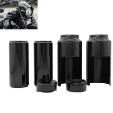 Load image into Gallery viewer, Fork Cover Set Black For Harley-Davidson Softail Breakout Fxbr Fxbrs M8 2018-21
