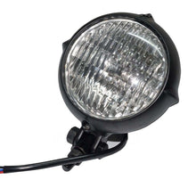 Load image into Gallery viewer, 4&quot; Bates Style Black Headlight Lamp Head Light for Harley Bobber Chopper Dyna
