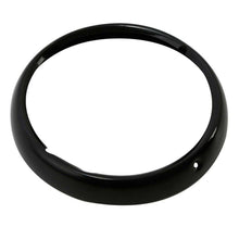 Load image into Gallery viewer, 7&quot; Black Headlight Trim Ring Bezels Light Cover for Harley Touring Road King
