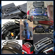 Load image into Gallery viewer, Chrome Solo Seat Rear Luggage Rack For Harley Sportster XL 883 1200 2004-15
