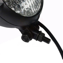 Load image into Gallery viewer, 4&quot; Bates Style Black Headlight Lamp Head Light for Harley Bobber Chopper Dyna
