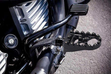 Load image into Gallery viewer, Wide Foot Peg MX Style for Harley Dyna Sportster Iron 883 Fatboy Bobber Black
