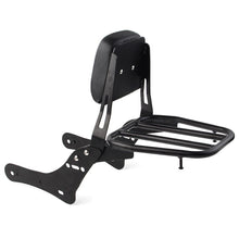 Load image into Gallery viewer, Rear Sissy Bar Luggage Rack Backrest Pad Fit Kawasaki Vulcan S 650 VN650 15-2022
