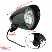 Load image into Gallery viewer, Motorcycle Bullet 6&quot; Headlight Lamp For Harley Davidson Sportster Dyna Chopper
