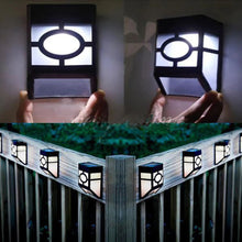 Load image into Gallery viewer, YH0604A Solar Wall Lights 2 LED Path Light Outdoor Garden Wall Yard Fence Lamp
