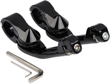 Load image into Gallery viewer, Black Long Highway Foot Pegs Clamp 1-1/4&quot; Bars For Harley Road King Street Glide
