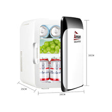 Load image into Gallery viewer, 10L mini Portable car refrigerator Home Fridge Food Cooler Keep Warm
