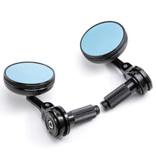 Load image into Gallery viewer, 2PCS CNC Aluminium Motorcycle Bar End Rearview Mirrors 7/8 22mm
