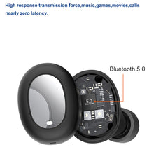 Load image into Gallery viewer, Black TW15 Wireless TWS Earphone Bluetooth Headset For iOS Android
