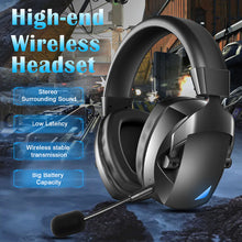 Load image into Gallery viewer, 2 in 1 Wireless Mode Low Latency Professional Gaming Bass Stereo RGB Headphones
