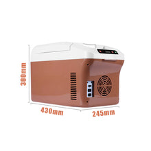 Load image into Gallery viewer, 15L Car Refrigerator Home Mini Fridge Portable Food Cooler Keep Warm
