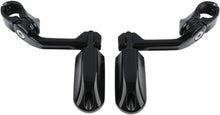 Load image into Gallery viewer, Chrome Long Clamp Motorcycle Highway Foot Pegs For Harley Street Road Glide King
