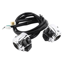 Load image into Gallery viewer, 1&quot; Handlebar Switch Chrome + Wiring Harness For Harley Sportster
