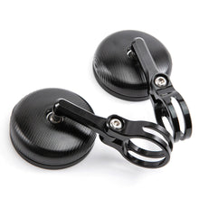 Load image into Gallery viewer, 2PCS CNC Aluminium Motorcycle Bar End Rearview Mirrors 7/8 22mm
