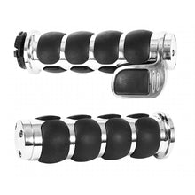 Load image into Gallery viewer, 1&quot; Handlebar Hand Grips For Harley Davidson Sportster Dyna Softail
