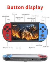 Load image into Gallery viewer, X7 plus 5.1&quot; PSP 8 G Game Console Retro Classic Video Handheld Game Players
